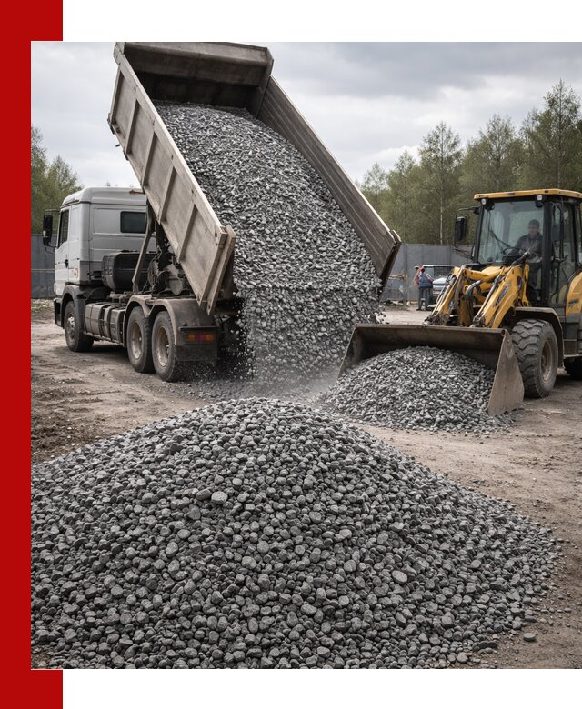 Доставка и продажа щебня гранитного в Вятских Поляне