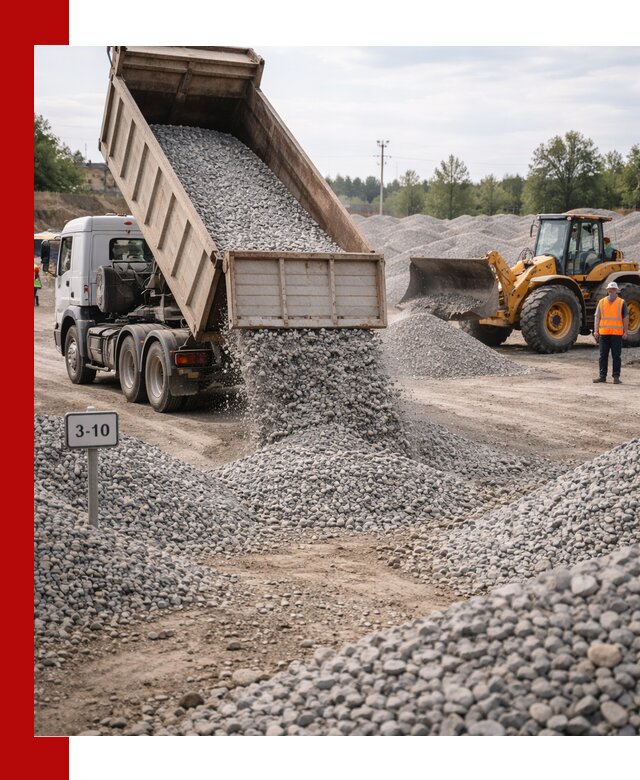 Гранитный щебень фракции 3–10: доставка и продажа в Вятских Поляне