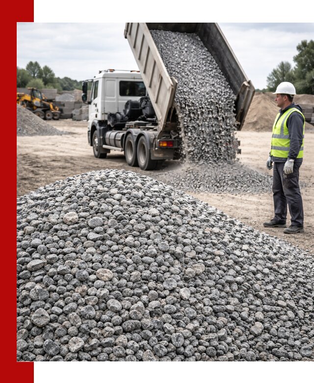 Доставка и продажа гранитного щебня фракции 5-20 в Вятских Поляне