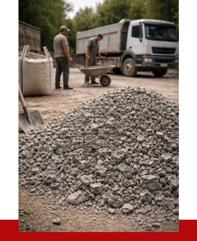 Гранитный щебень фракция 20-40 в Вятских Поляне от 3248 руб. ПРОНЕРУДВтс