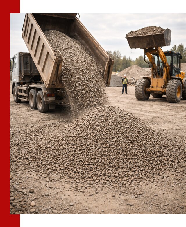 Гравийный щебень фракция 3–10 с доставкой в Вятских Поляне