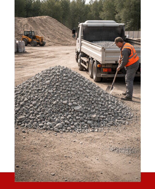 Гравийный щебень фракция 5-10 в Вятских Поляне от 2233 р. | ПРОНЕРУДВтс