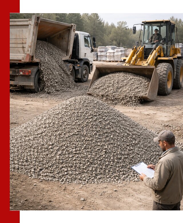 Гравийный щебень фракция 5–10 с доставкой в Вятских Поляне