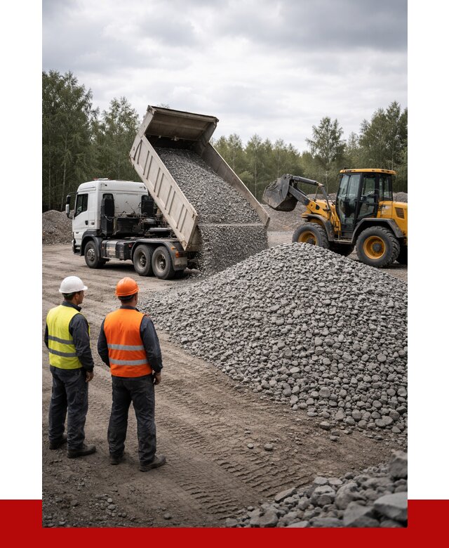 Гравийный щебень фракция 40-70 в Вятских Поляне от 9643р | ПРОНЕРУДВтс