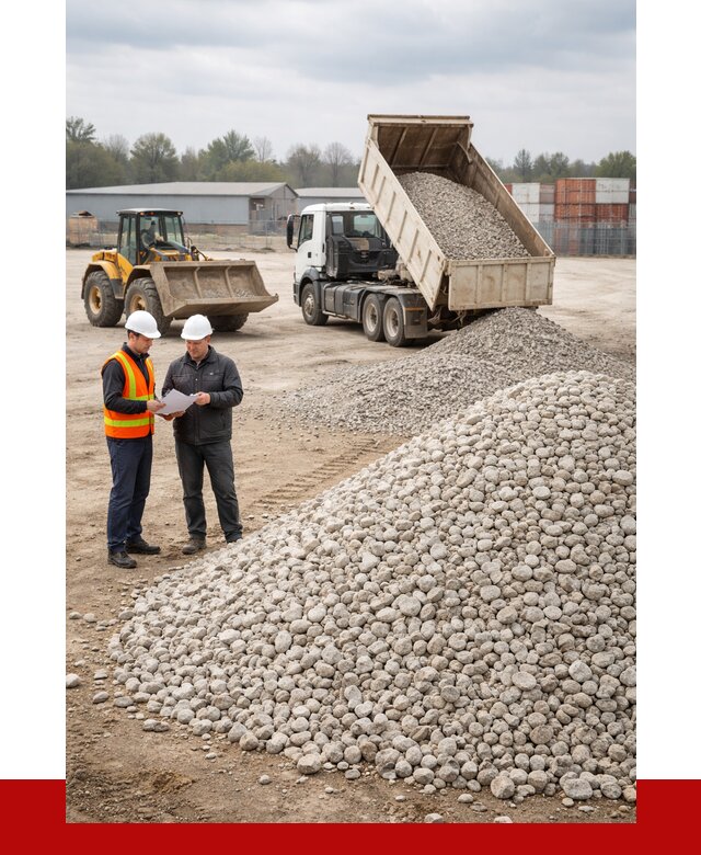 Известняковый щебень в Вятских Поляне от 1421 р. доставка | ПРОНЕРУДВтс