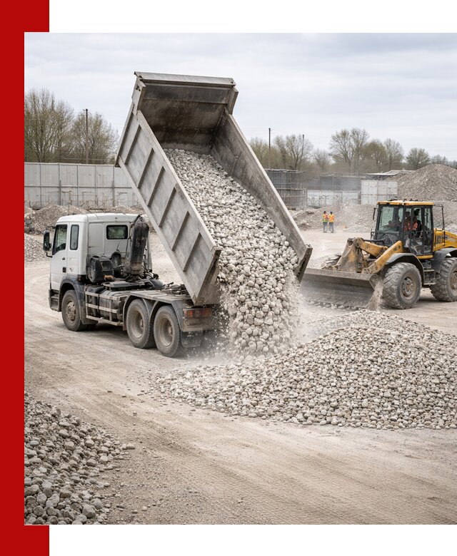 Доставка и продажа известнякового щебня в Вятских Поляне