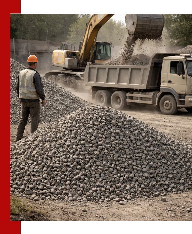 Шлаковый щебень фракция 5-20 с доставкой в Вятских Поляне