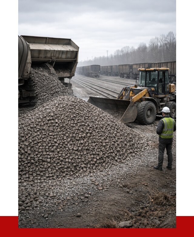 Купить железнодорожный щебень в Вятских Поляне от 2842 р. | ПРОНЕРУДВтс