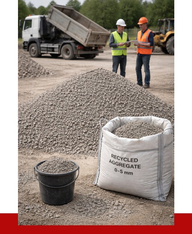 Вторичный щебень фракция 0-5 в Вятских Поляне от 1624 р. ПРОНЕРУДВтс