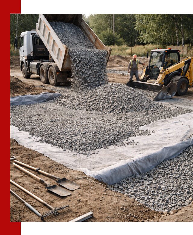 Щебень для фундамента с доставкой в Вятских Поляне