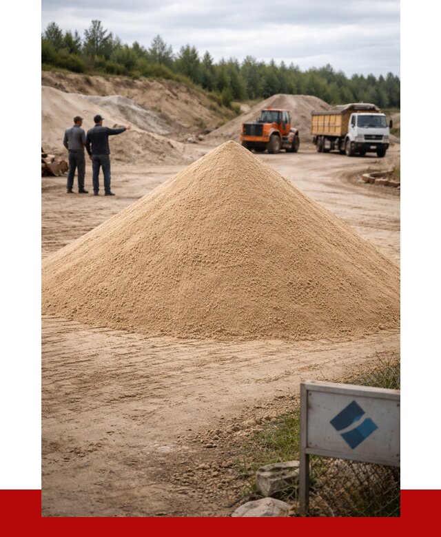 Карьерный песок навалом в Вятских Поляне от 1827 р. | ПРОНЕРУДВтс