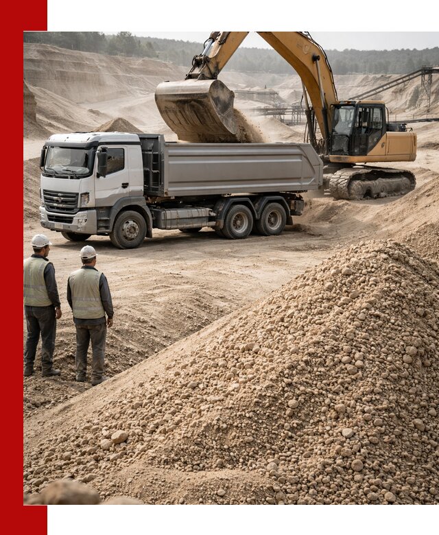 Карьерный крупнозернистый песок с доставкой в Вятских Поляне