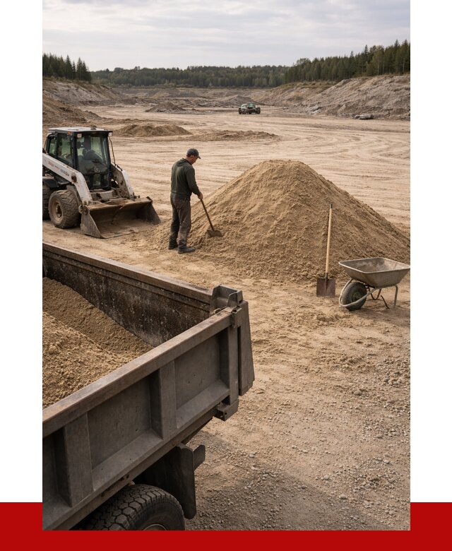 Карьерный песок среднезернистый в Вятских Поляне, от 2233 р. ПРОНЕРУДВтс