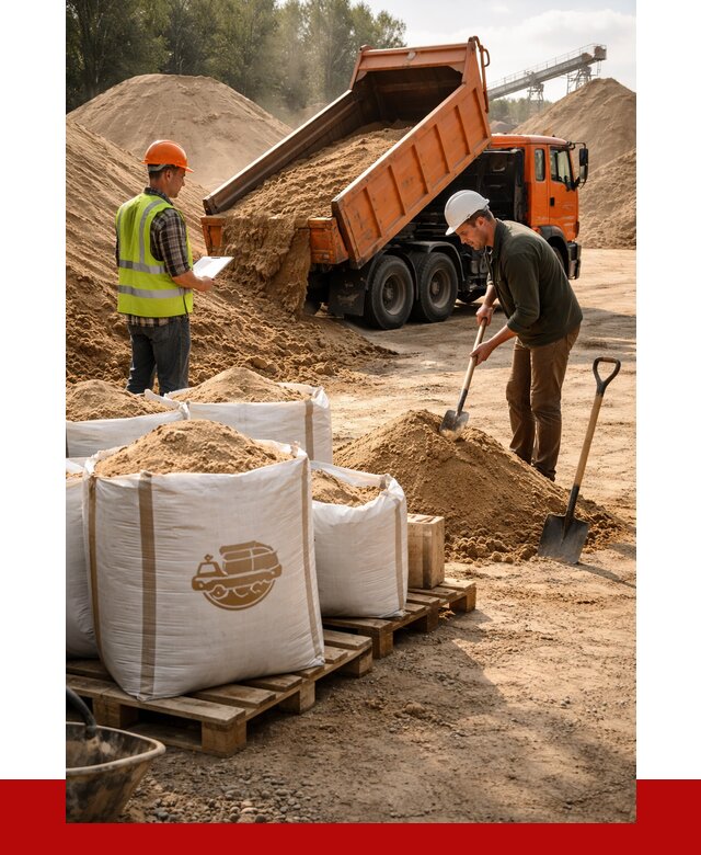 Строительный песок в Вятских Поляне от 2233 р. с доставкой, ПРОНЕРУДВтс