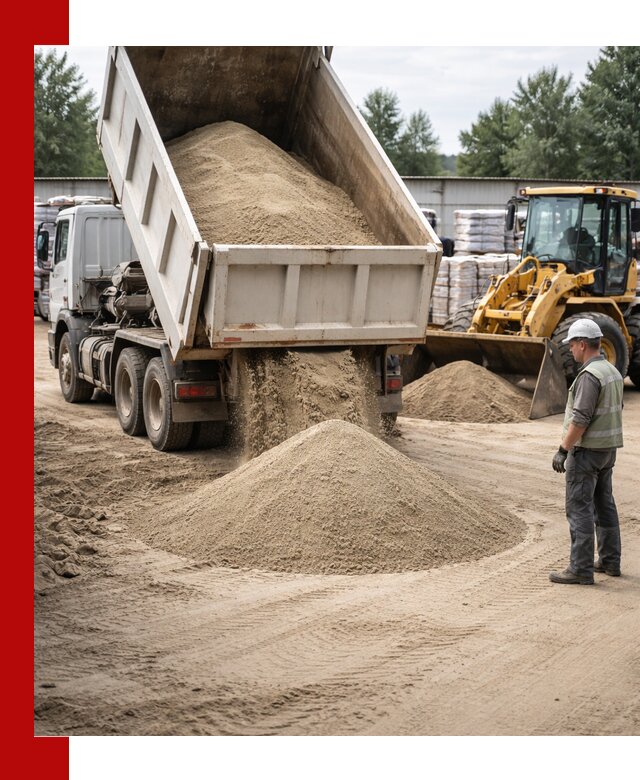 Поставка и доставка песка для бетона в Вятских Поляне