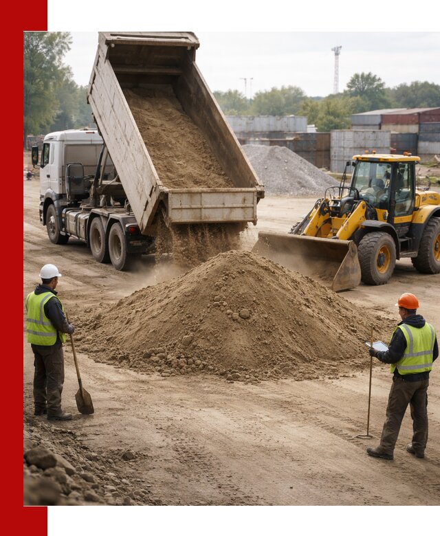 Доставка и продажа пескогрунта оптом и в розницу в Вятских Поляне