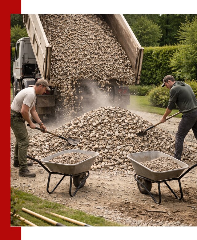 Доставка и продажа декоративной гальки в Вятских Поляне