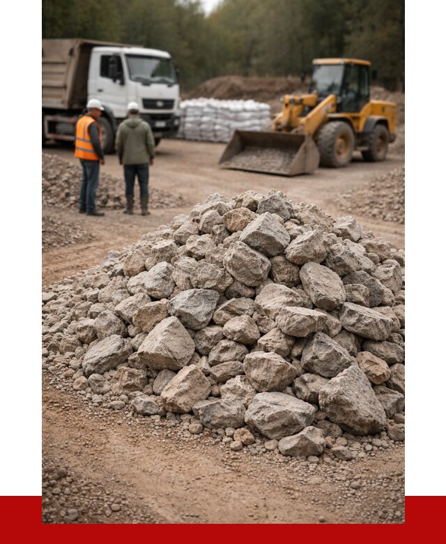 Купить бутовый камень с доставкой в Вятских Поляне от 2335 р. | ПРОНЕРУДВтс