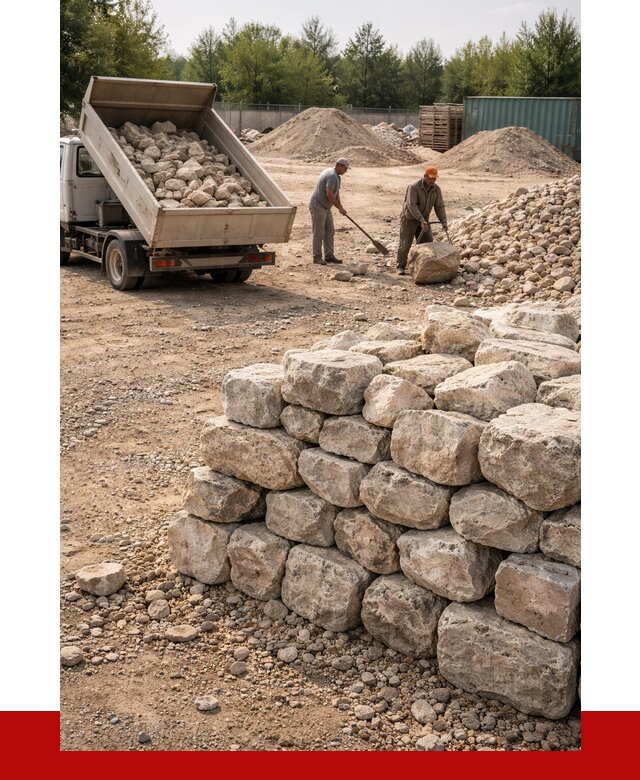 Бутовый камень известняковый в Вятских Поляне от 4263 р. | ПРОНЕРУДВтс