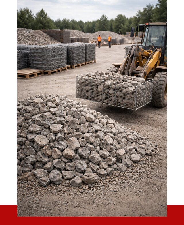 Камень для габионов фракция 70-150 в Вятских Поляне от 4263 р. | ПРОНЕРУДВтс