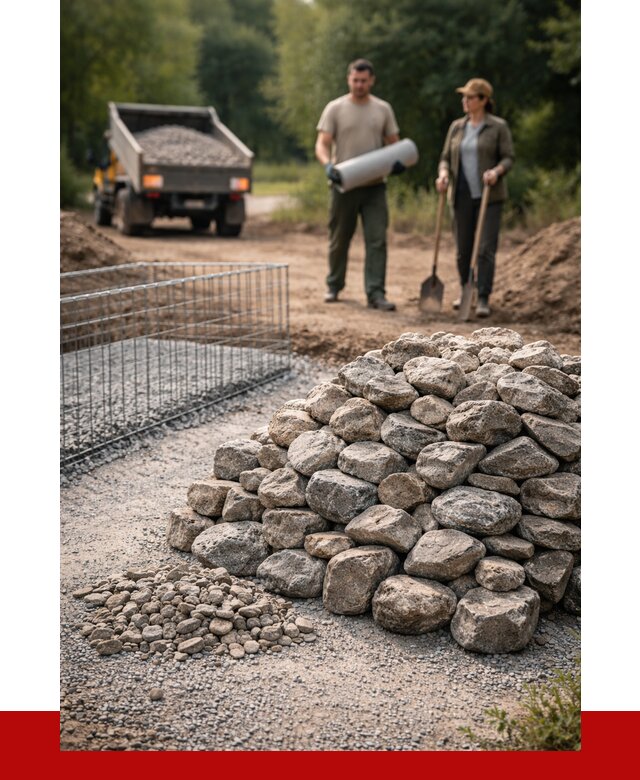 Камень для габионов фракция 100-200 в Вятских Поляне от 4872 р. | ПРОНЕРУДВтс