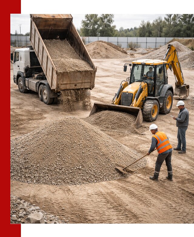 Поставка и доставка ПГС С4 в мешках и самосвалах в Вятских Поляне