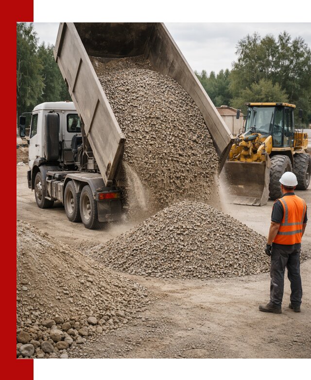 Доставка щпс в Вятских Поляне — щебеночно-песчаная смесь под заборы и дорожки