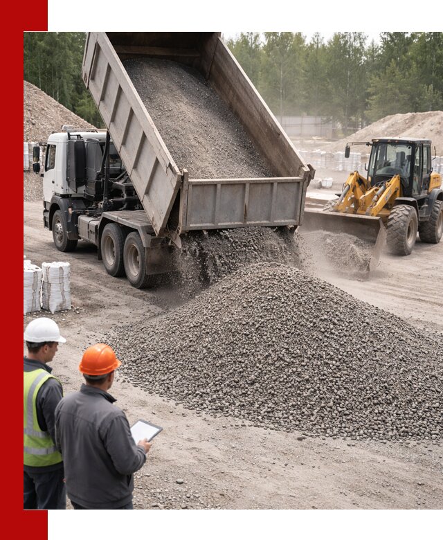 Доставка и продажа гранитного отсева 0-10 в Вятских Поляне