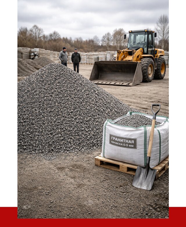 Купить гранитную крошку в Вятских Поляне от 4872 р. с доставкой | ПРОНЕРУДВтс