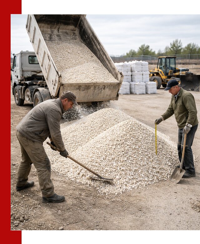 Мраморная крошка с доставкой и разгрузкой в Вятских Поляне