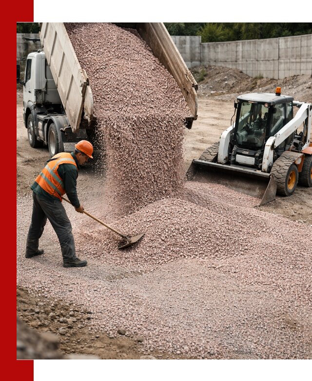 Крошка розовый гранит с доставкой в Вятских Поляне от производителя