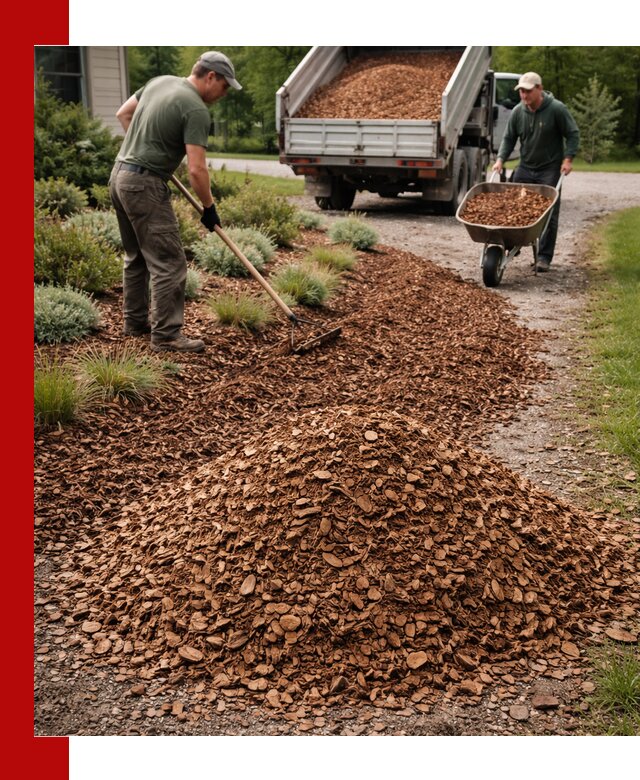 Крошка для мульчирования с доставкой в Вятских Поляне