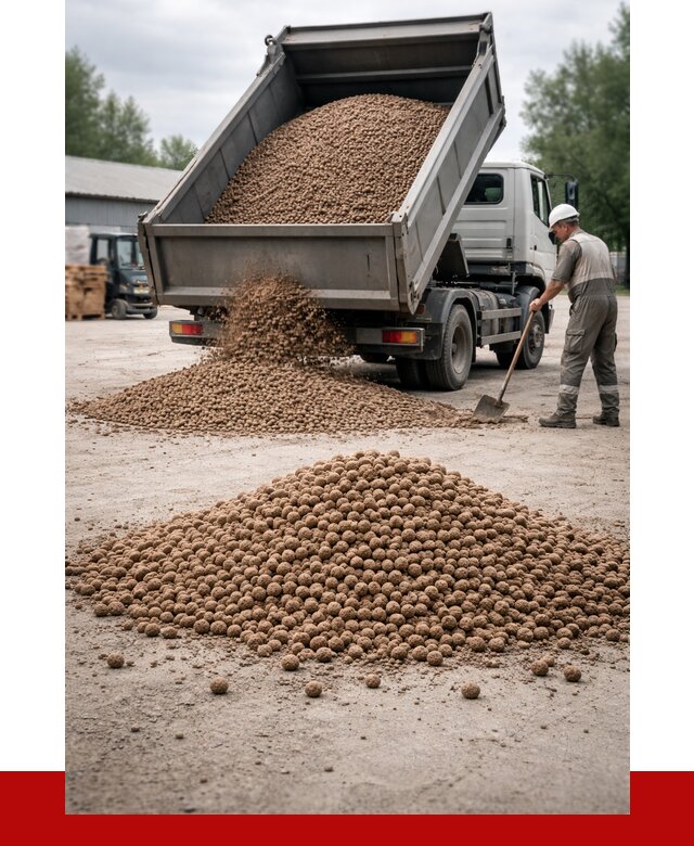 Керамзит с доставкой в Вятских Поляне от 4263 р. за м3 | ПРОНЕРУДВтс