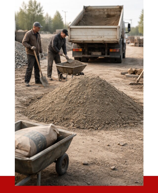 Цементно-песчаная смесь М150 в Вятских Поляне от 4771 р. | ПРОНЕРУДВтс