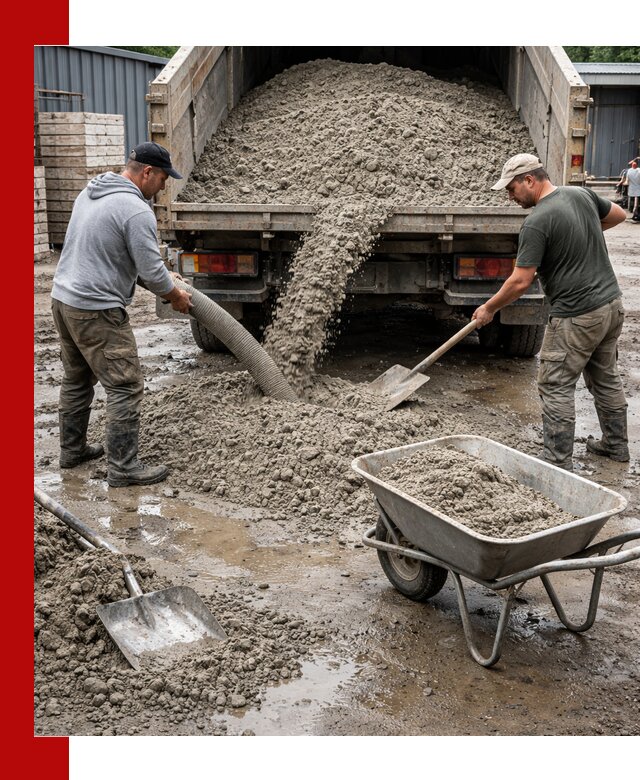 Цементно-песчаная смесь М150 доставка в Вятских Поляне