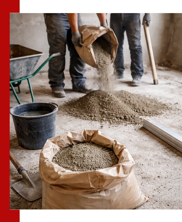 Доставка сухой смеси для стяжки в Вятских Поляне