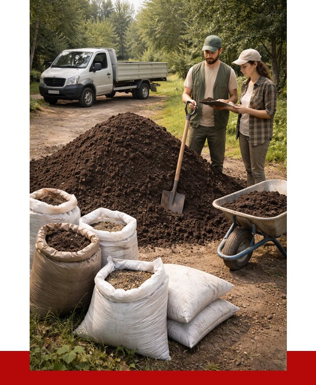 Купить грунт с доставкой в Вятских Поляне от 4568 р. за м3 | ПРОНЕРУДВтс