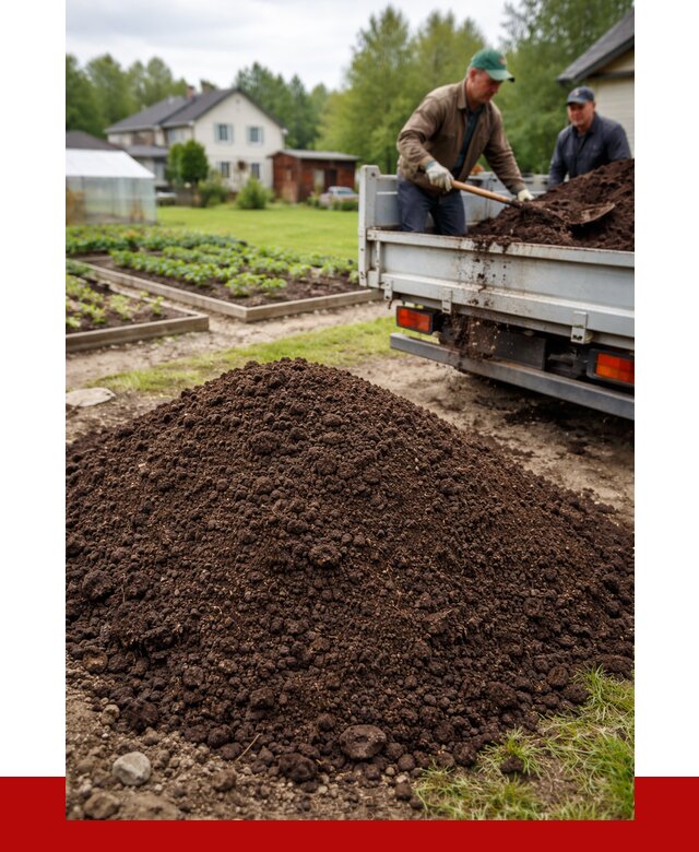 Плодородный грунт в Вятских Поляне с доставкой от 4263 р. | ПРОНЕРУДВтс