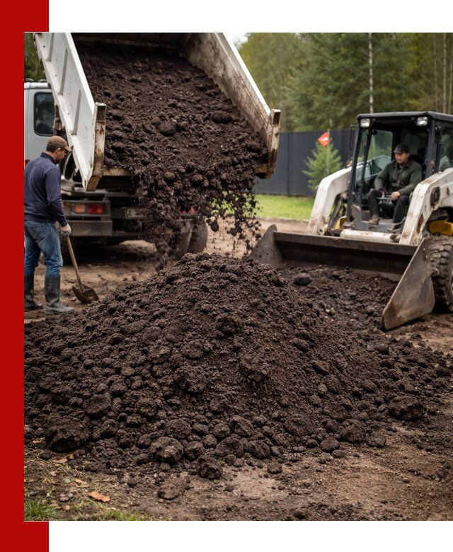 Плодородный грунт с доставкой в Вятских Поляне для садов и огородов