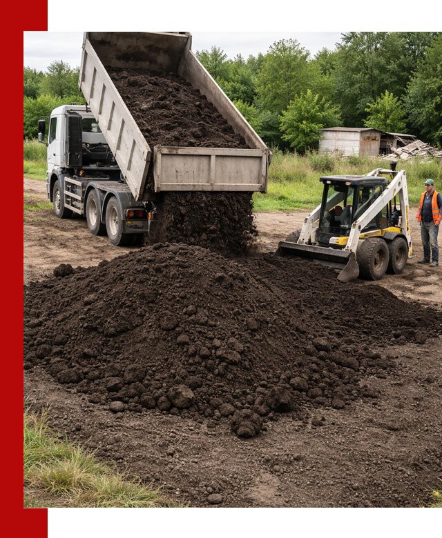 Поставка плодородной земли с доставкой самосвалом в Вятских Поляне