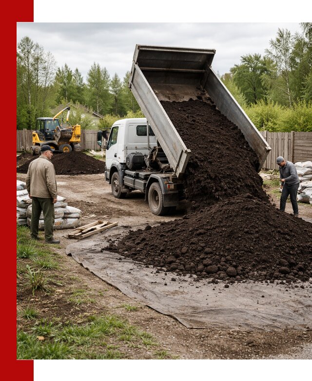 Доставка качественного почвогрунта в Вятских Поляне оптом и в розницу