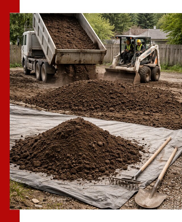 Грунт для отсыпки участка с доставкой в Вятских Поляне