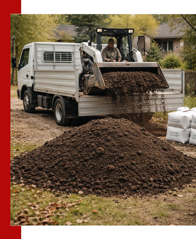Доставка садовой земли в больших объёмах в Вятских Поляне