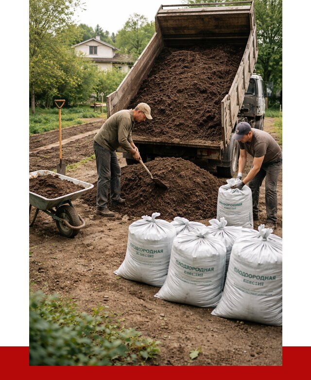 Плодородная смесь в Вятских Поляне от 4263 р./куб с доставкой | ПРОНЕРУДВтс