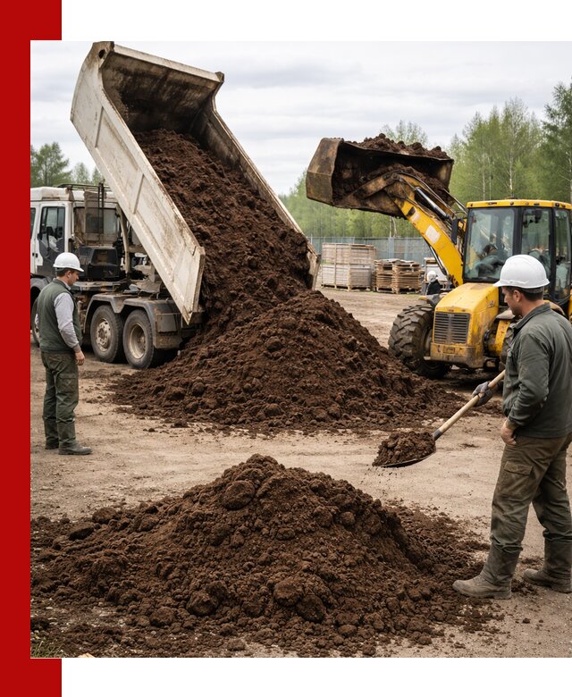 Доставка торфа оптом и в мешках в Вятских Поляне