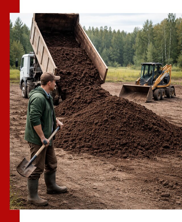 Купить верховой торф с доставкой в Вятских Поляне для садоводства и растений