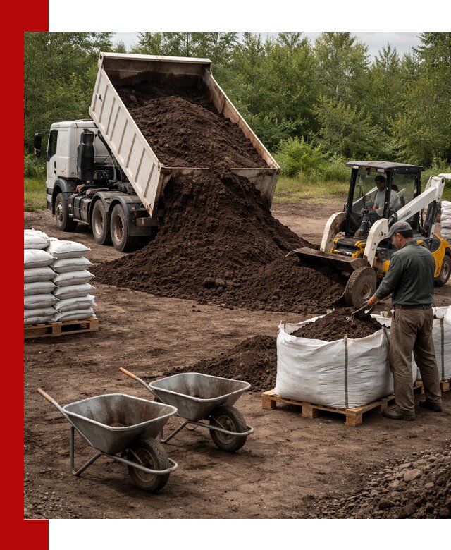 Доставка и продажа торфогрунта в Вятских Поляне оптом и в розницу