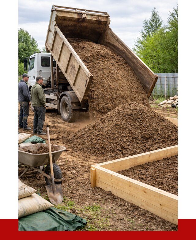 Торфо песчаная смесь в Вятских Поляне с доставкой от 1878 р. | ПРОНЕРУДВтс