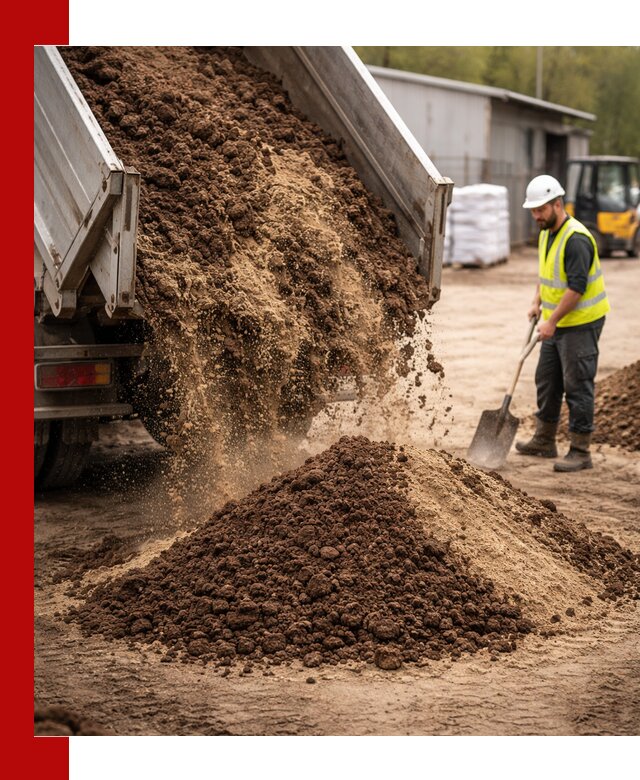 Доставка торфо-песчаной смеси в Вятских Поляне для строительства и озеленения