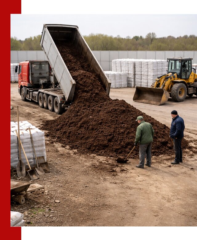 Доставка торфяных смесей оптом и в розницу в Вятских Поляне